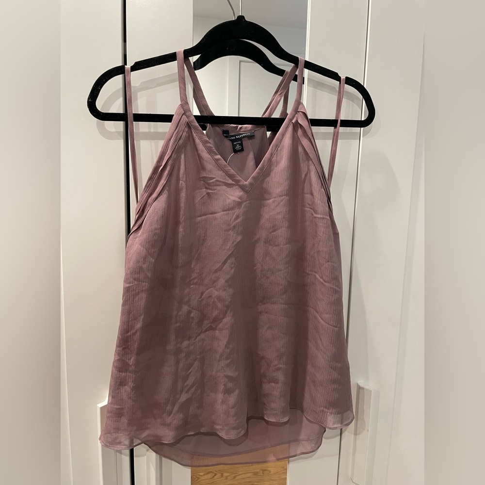 100% Silk lilac camisole top